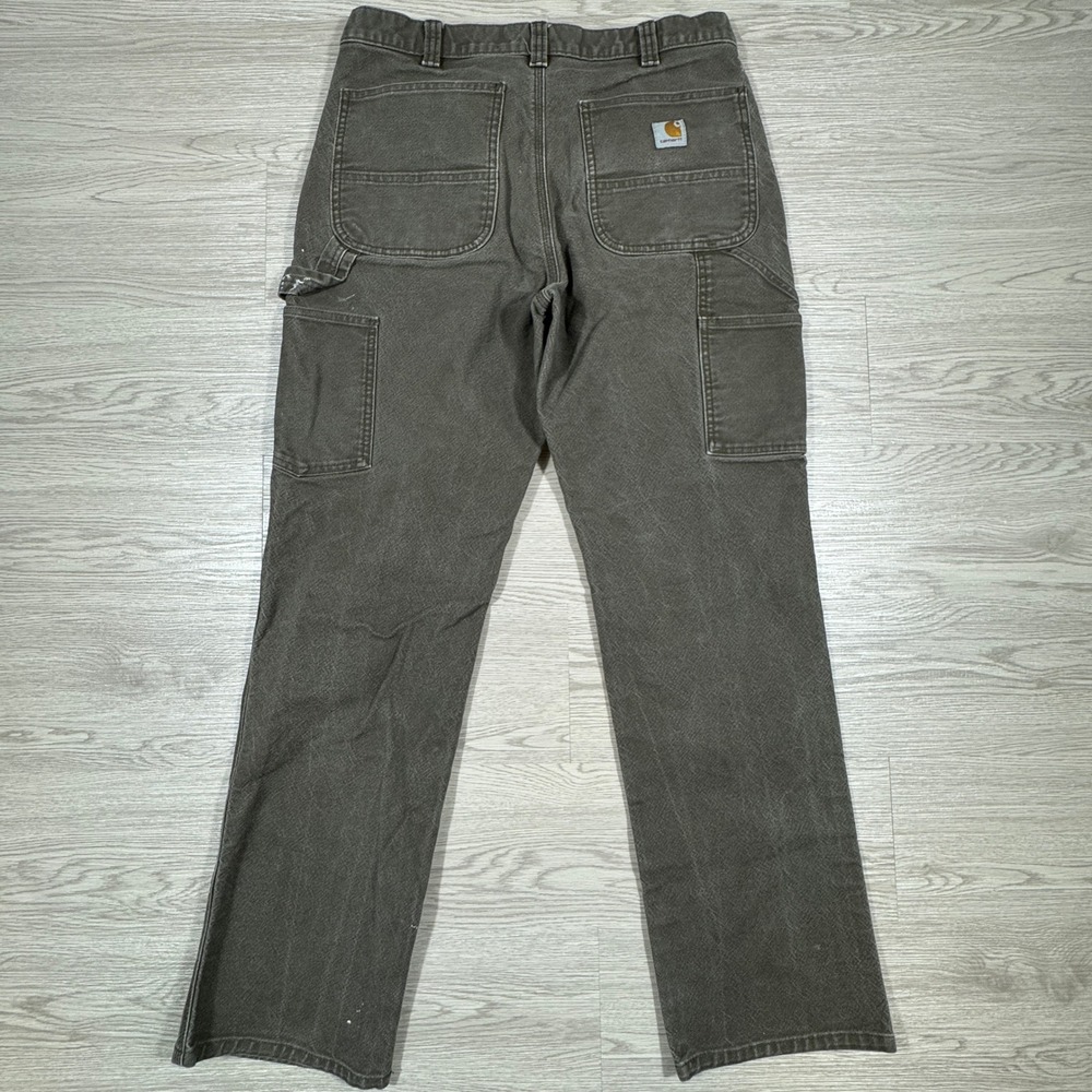 Carhartt Men's Work Pants Rugged Flex Relaxed Fit Duck Utility Brown 32x32 - Picture 8 of 10